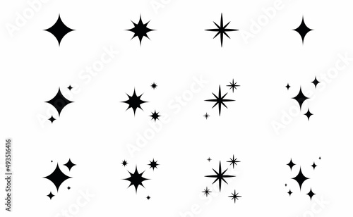 Stars set of vector illustration © Victoria