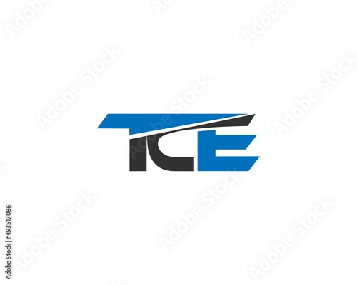 Initial Letter TCE Logo Design Idea Vector illustration. photo