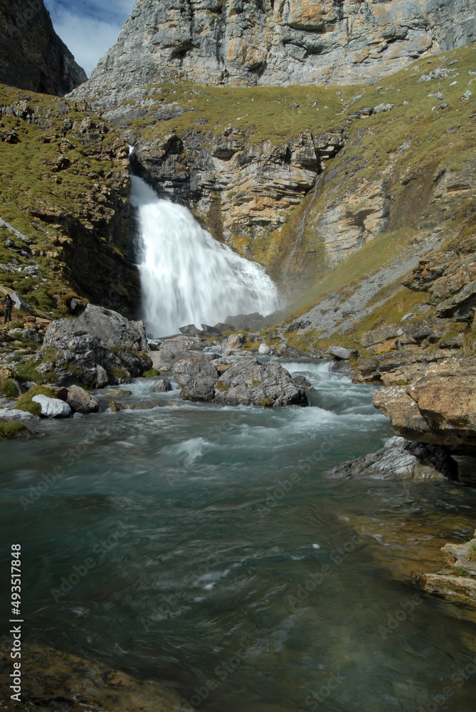 Fototapeta premium Ordesa en otoño.Pirineo aragones