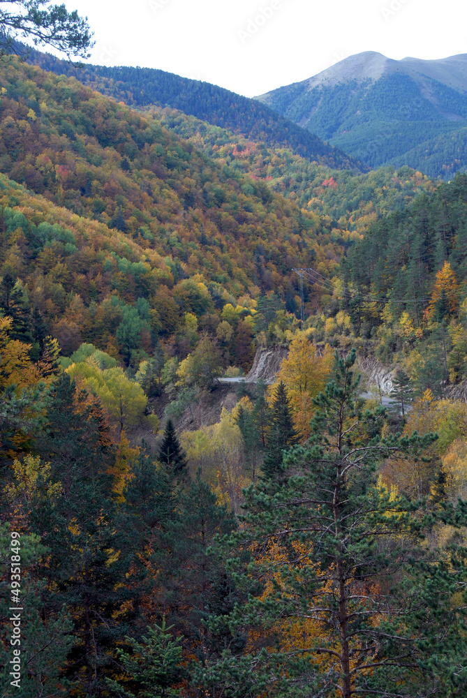 Pirineo aragones en otoño.Huesca.España Pirineo aragones en otoño.Huesca.España