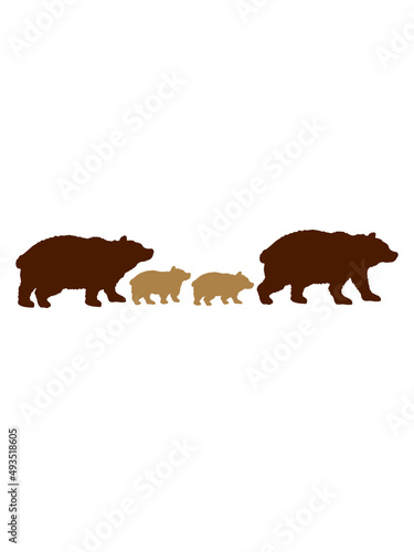 Babys Bären Familie 