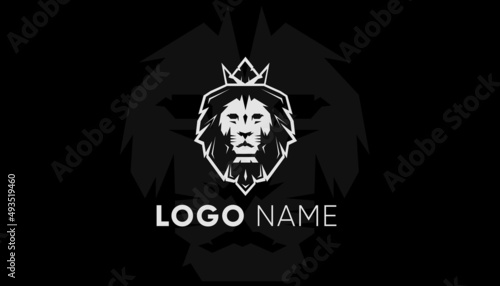 Custom Modern Gaming Lion Mascot Logo Design