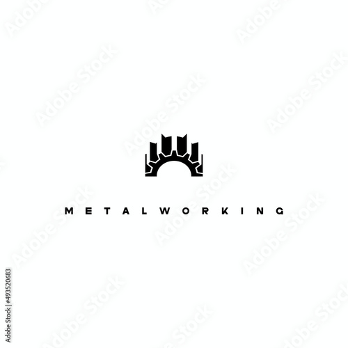 
illustration consisting of the image of the cutter in the form of a symbol or logo 