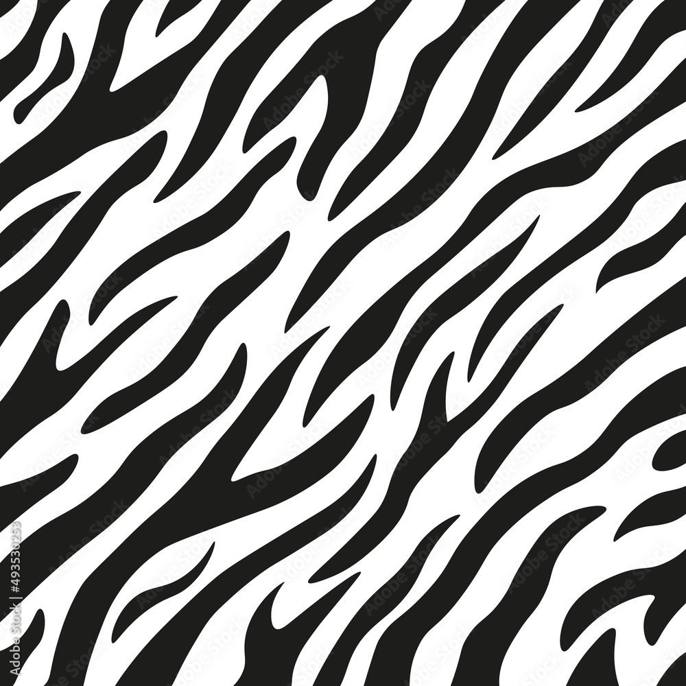 A zebra animal print pattern tile background. Vector illustration. A zebra animal print pattern tile background. Vector illustration.