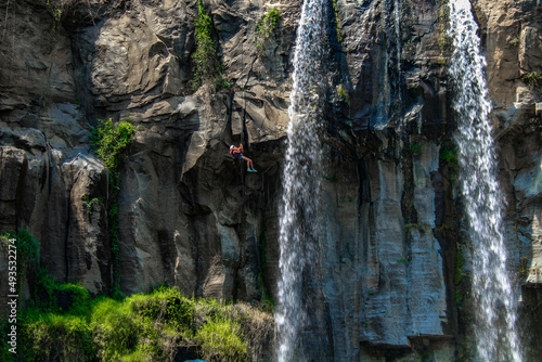 Rappel en Catarata los Amates