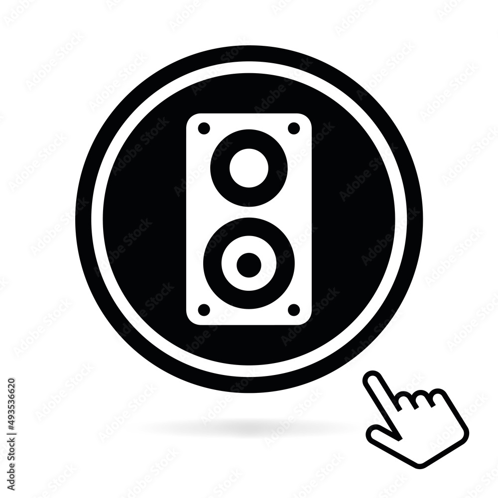 Logo enceinte acoustique. Logo enceinte acoustique.