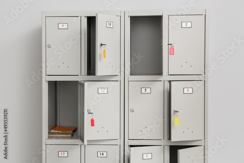 Canvas Print Modern locker near light wall