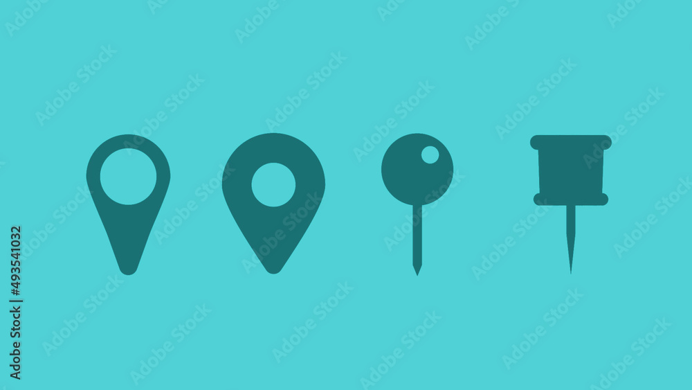 Pin Drop Locator Animation Stock Template Adobe Stock