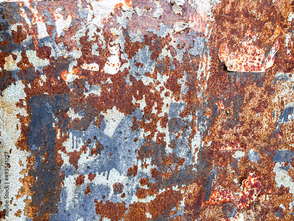 Fototapeta premium rusty metal surface photo background