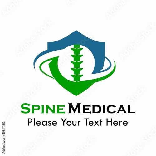 Spine medical logo. suitable for medical