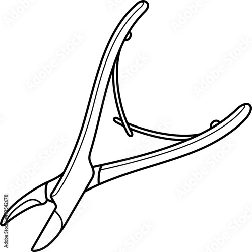 Orthopaedic bone cutting forceps