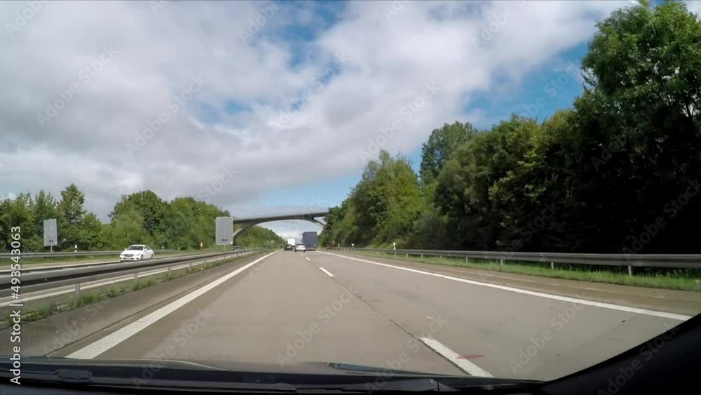 driving a highway in the sunshine driving a highway in the sunshine