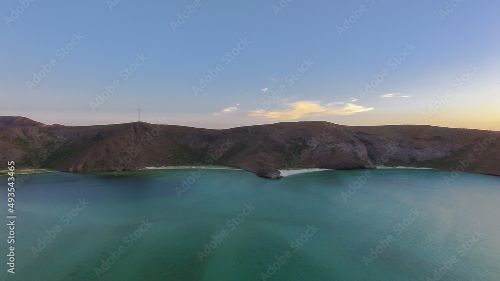 Toma aérea La Balandra, Baja California Sur
