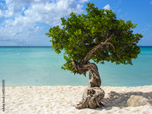 a happy island in the caribbean