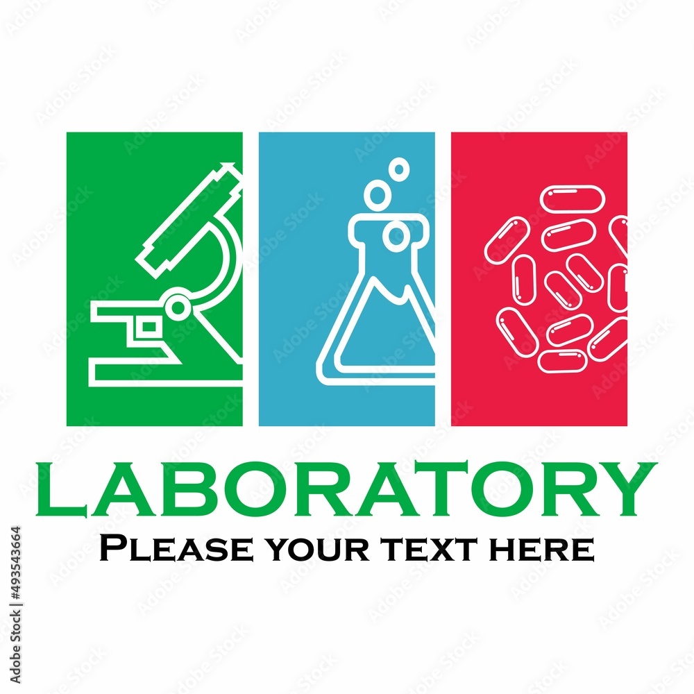Laboratory logo template illustration. suitable for industri, medical, pharmacy, brand. website, app, label, mobile, etc Laboratory logo template illustration. suitable for industri, medical, pharmacy, brand. website, app, label, mobile, etc