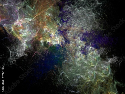 Imaginatory fractal abstract background Image