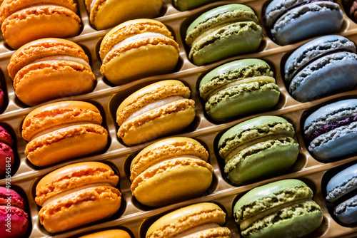 Wallpaper Mural Delicious colourful desert, french macarons Torontodigital.ca