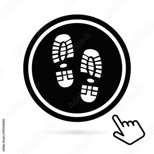 Logo sentiers de randonnée.