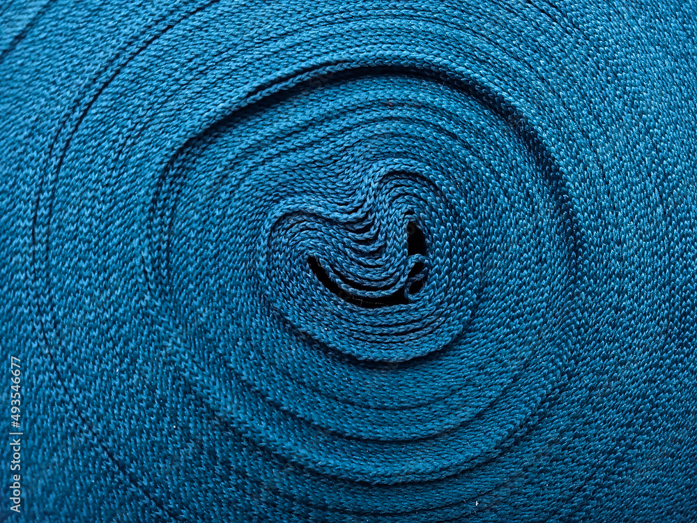 spiral background. unique and beautiful circle of blue ribbon roll for background spiral background. unique and beautiful circle of blue ribbon roll for background
