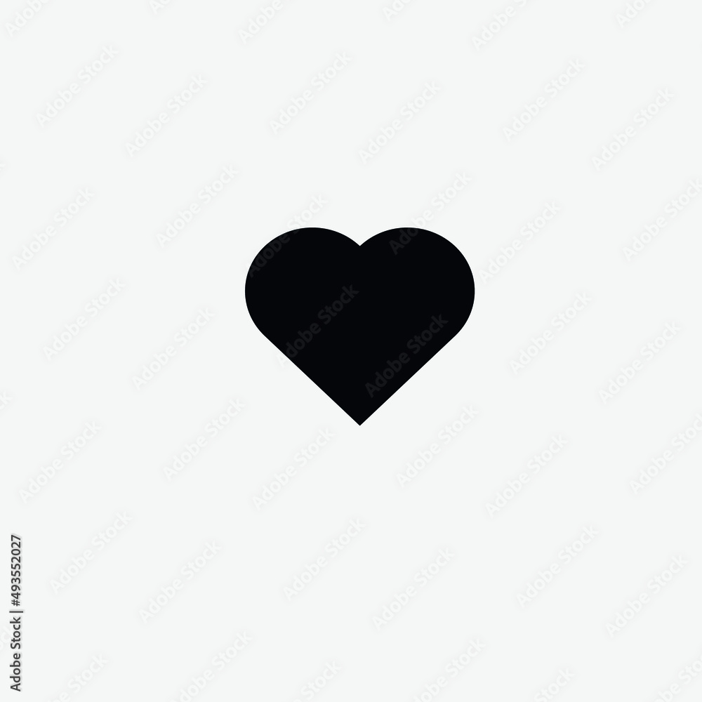 vector icon simple love symbol.