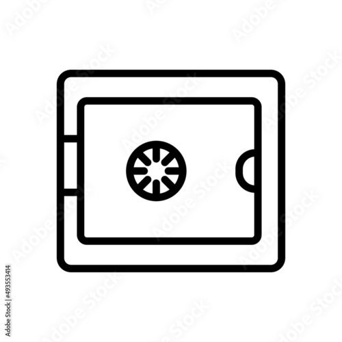 locker icon design, vector illustration with line style, best used for banner or web application