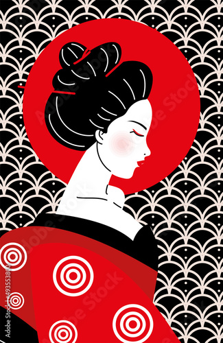 japanese geisha portrait