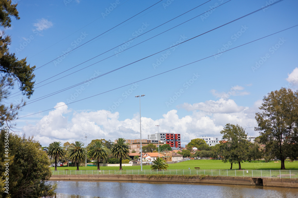 シドニーの夏の青空と風景