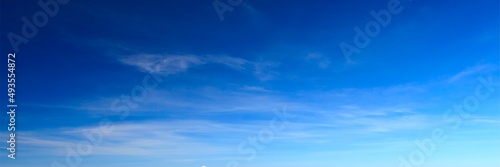 blue sky with clouds.