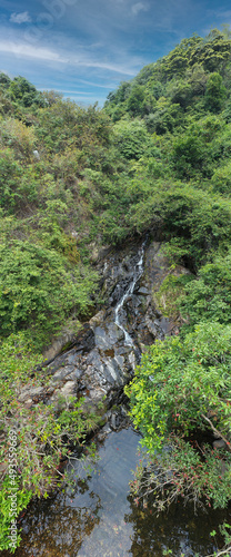 Siu Chik Sha waterfall at Lohas Park, hong kong 16 March 2022