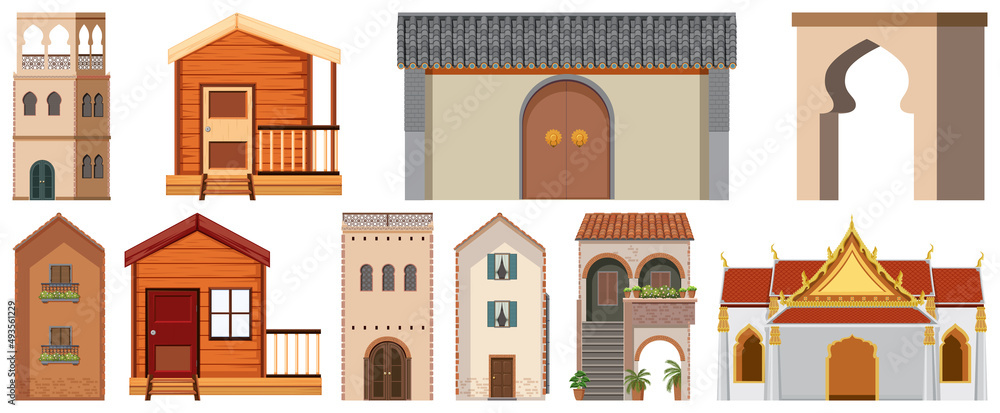 Different design of buildings around the world Different design of buildings around the world