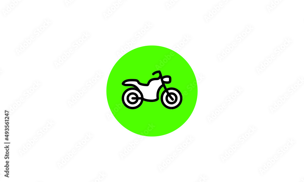 bike icon vector logo template. simple icon. on white background bike icon vector logo template. simple icon. on white background