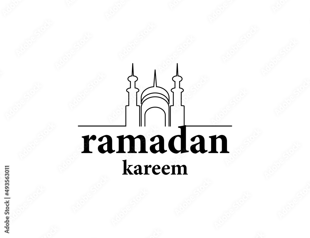 Ramadan logo vector creative design