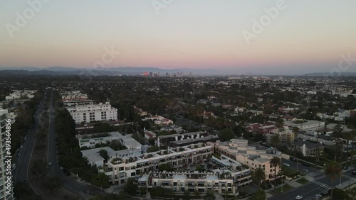 Santa Monica California Los Angeles Drone Aerial Footage 4K