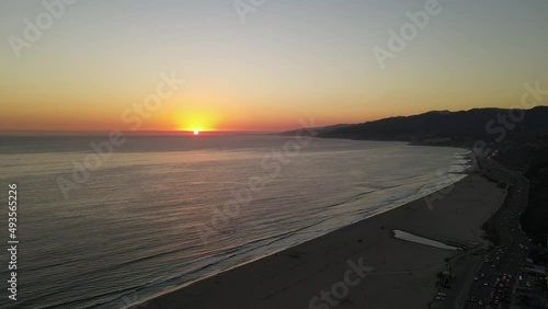 Santa Monica California Los Angeles Drone Aerial Footage 4K