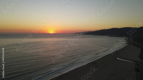 Santa Monica California Los Angeles Drone Aerial Footage 4K