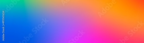 Abstract Banner blurred gradient pastel background in bright colors. Colorful smooth illustration