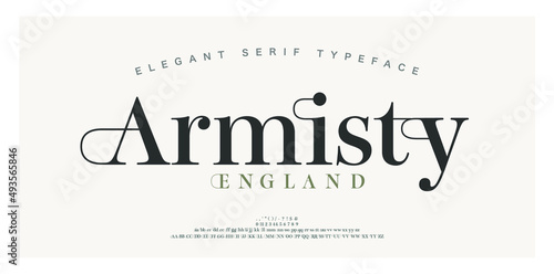Luxury alphabet letters font and number. Typography Elegant classic lettering serif fonts decorative wedding vintage retro concept. vector illustration