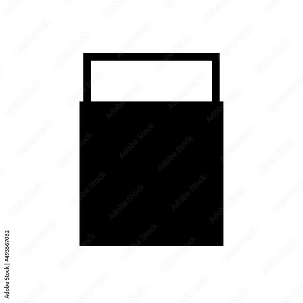 Graphic flat erase icon for your design and website Graphic flat erase icon for your design and website