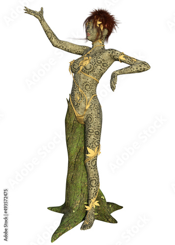 Tableau sur toile 3D Dryad woman