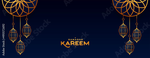 ramadan kareem eid fasting festival lovely banner design