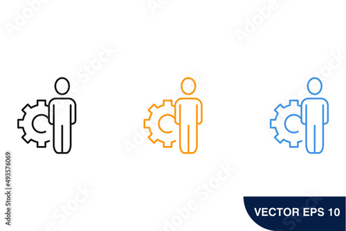 managing icons symbol vector elements for infographic web