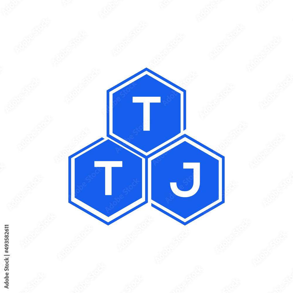 TTJ letter logo design on black background. TTJ creative initials letter logo concept. TTJ letter design. TTJ letter logo design on black background. TTJ creative initials letter logo concept. TTJ letter design.
