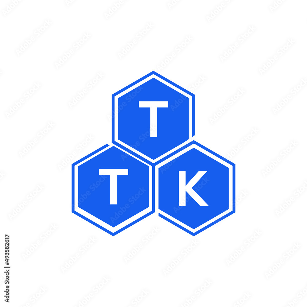 TTK letter logo design on black background. TTK  creative initials letter logo concept. TTK letter design.