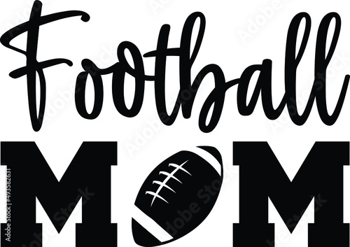 football mom svg design mom