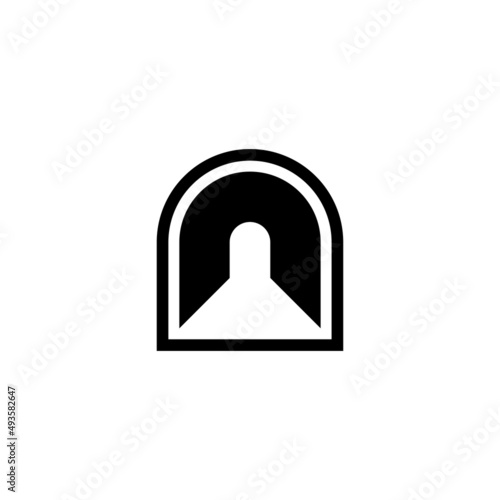 tunnel icon vector design templates