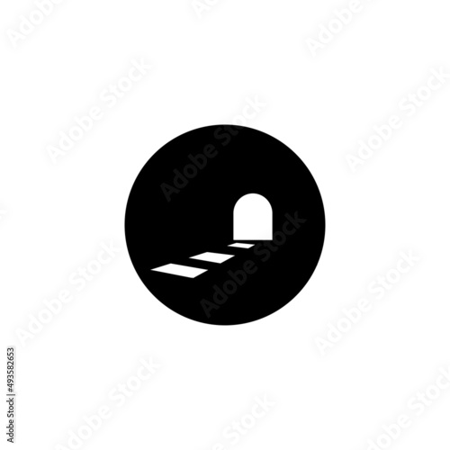tunnel icon vector design templates