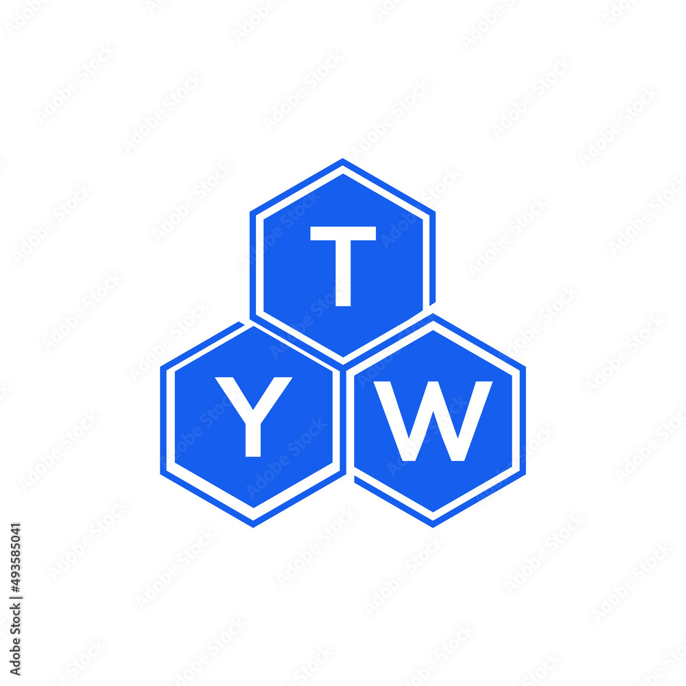 TYW letter logo design on black background. TYW creative initials letter logo concept. TYW letter design. TYW letter logo design on black background. TYW creative initials letter logo concept. TYW letter design.