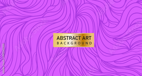 Colored abstract art backgrounds with curved and lineart vortex patterns