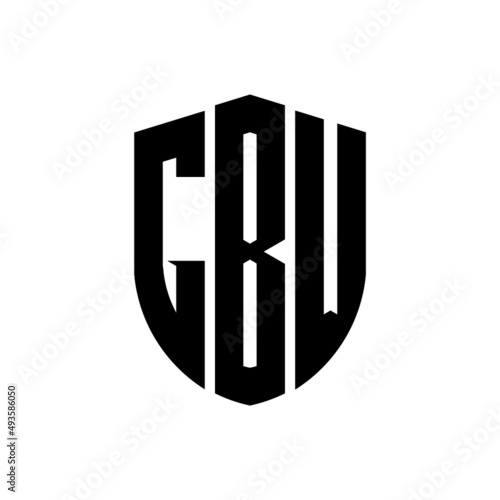 GBW letter logo design. GBW modern letter logo with black background. GBW creative  letter logo. simple and modern letter logo. vector logo modern alphabet font overlap style. Initial letters GBW   photo