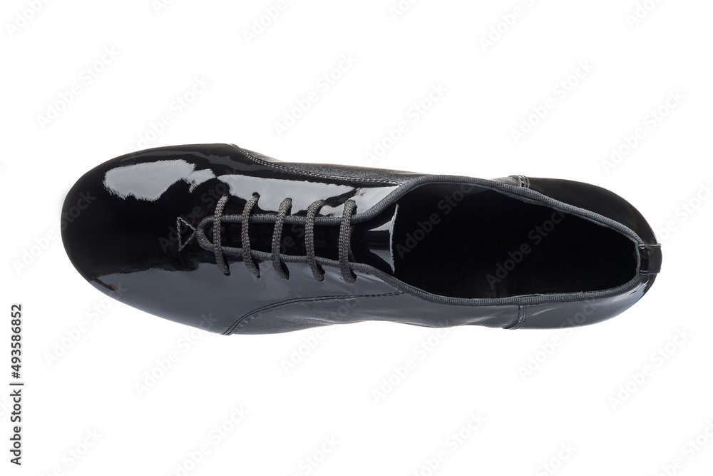 Women's shoes for dancing on a white isolated background Women's shoes for dancing on a white isolated background